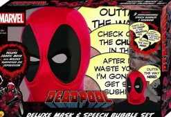 Deadpool - Deadpool Deluxe Mask & Speech Bubble Adult Roleplay Costume Accessory Pack (One Size Fits Most)