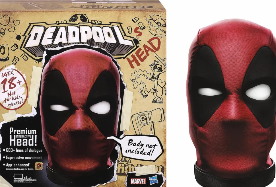 Deadpool - Deadpool’s Head Marvel Legends 1:1 Scale Life-Size Interactive Prop Replica