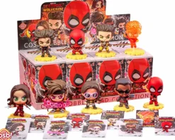 Deadpool & Wolverine (2024) - Cosbi Collection Series 02 Blind Box Hot Toys Figure (Display of 8)