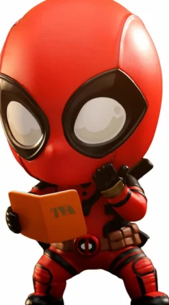 Deadpool & Wolverine (2024) - Deadpool with Book Cosbaby (S) Hot Toys Figure