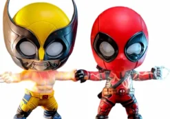 Deadpool & Wolverine (2024) - Deadpool & Wolverine (Power Disrupting Version) Cosbaby (S) Hot Toys Figure 2-Pack