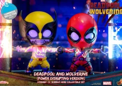 Deadpool & Wolverine (2024) - Deadpool & Wolverine (Power Disrupting Version) Cosbaby (S) Hot Toys Figure 2-Pack