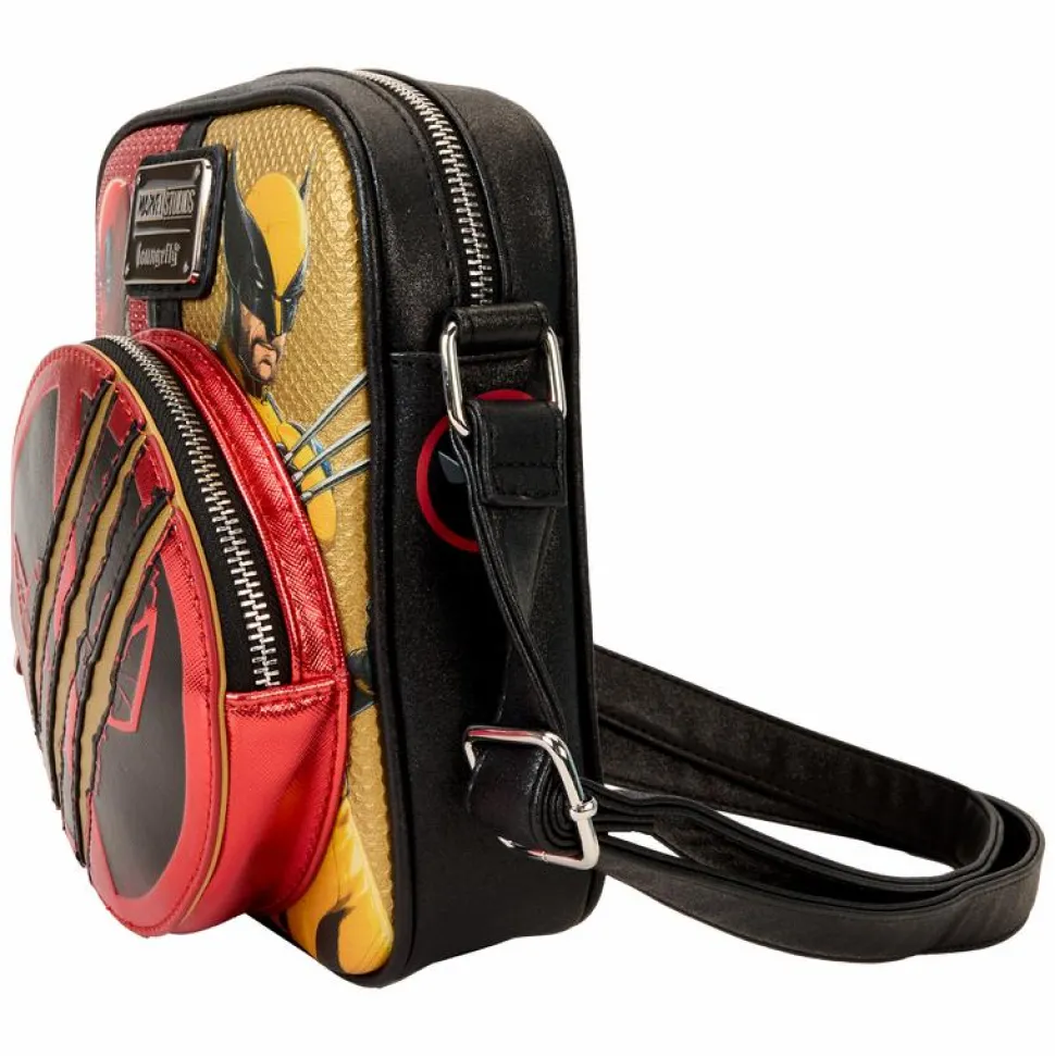 Deadpool & Wolverine (2024) - Deadpool & Wolverine 8" Faux Leather Crossbody Bag
