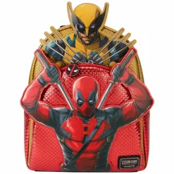 Deadpool & Wolverine (2024) - Deadpool & Wolverine 10" Faux Leather Mini Backpack