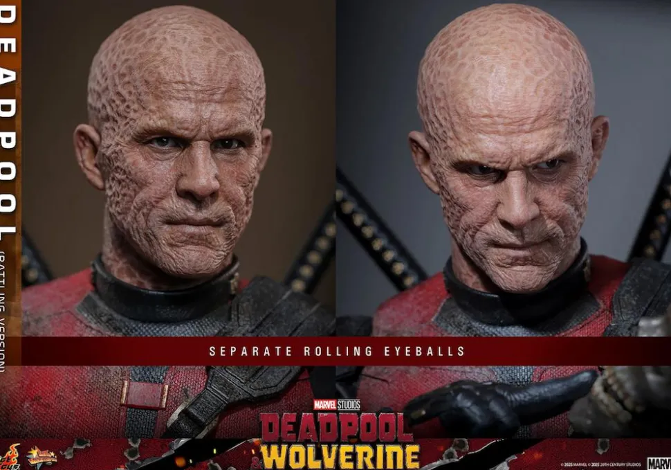 Deadpool & Wolverine (2024) - Deadpool (Battling Version) 1/6th Scale Hot Toys Action Figure