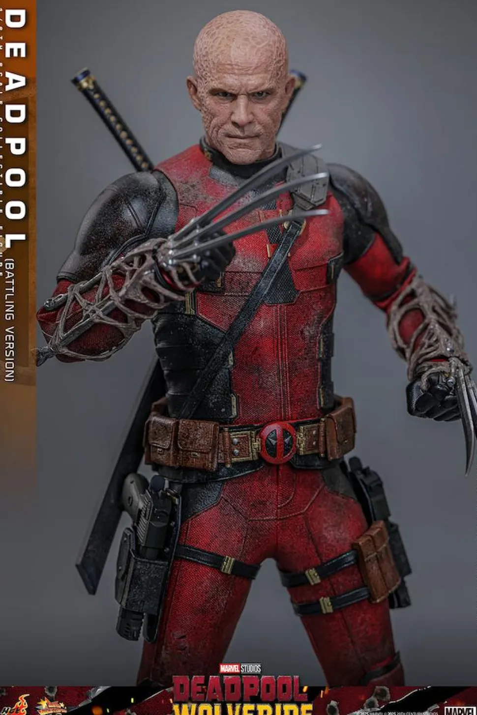 Deadpool & Wolverine (2024) - Deadpool (Battling Version) 1/6th Scale Hot Toys Action Figure