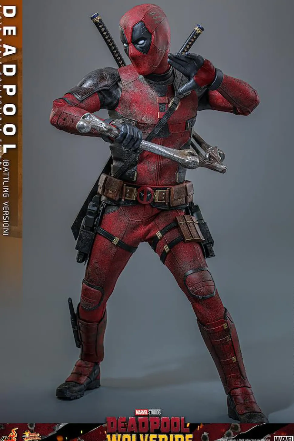 Deadpool & Wolverine (2024) - Deadpool (Battling Version) 1/6th Scale Hot Toys Action Figure