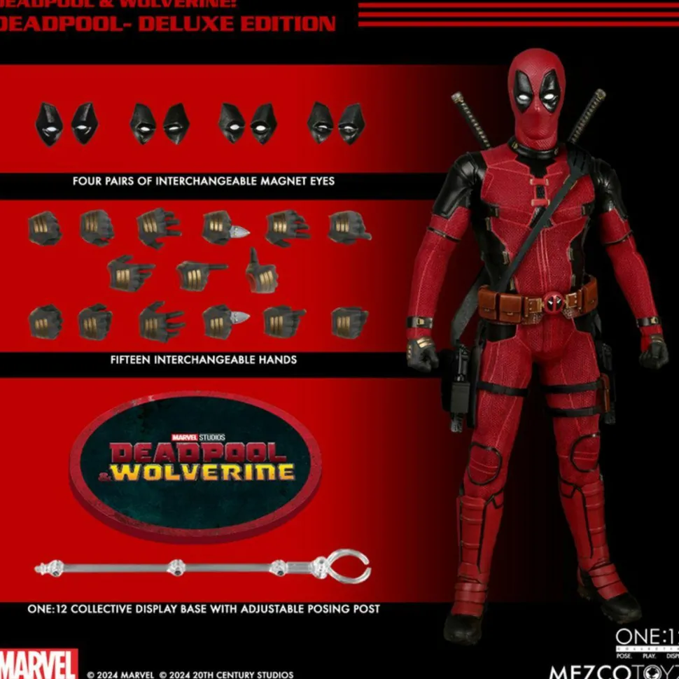 Deadpool & Wolverine (2024) - Deadpool One:12 Collective 1/12th Scale Action Figure