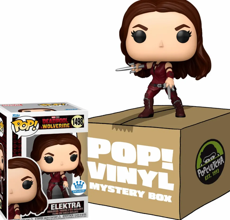 Deadpool & Wolverine (2024) - Elektra Mystery Box (Includes Elektra & 3 Exclusive Pop! Vinyl Figures)