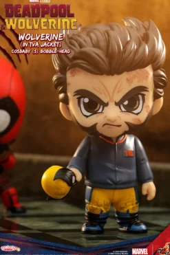 Deadpool & Wolverine (2024) - Wolverine in TVA Jacket Cosbaby (S) Hot Toys Figure