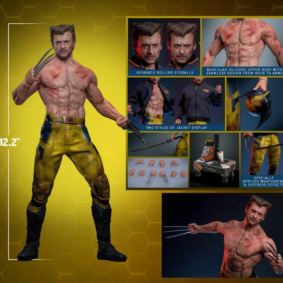 Deadpool & Wolverine (2024) - Wolverine (TVA Jacket Version) 1/6th Scale Hot Toys Action Figure