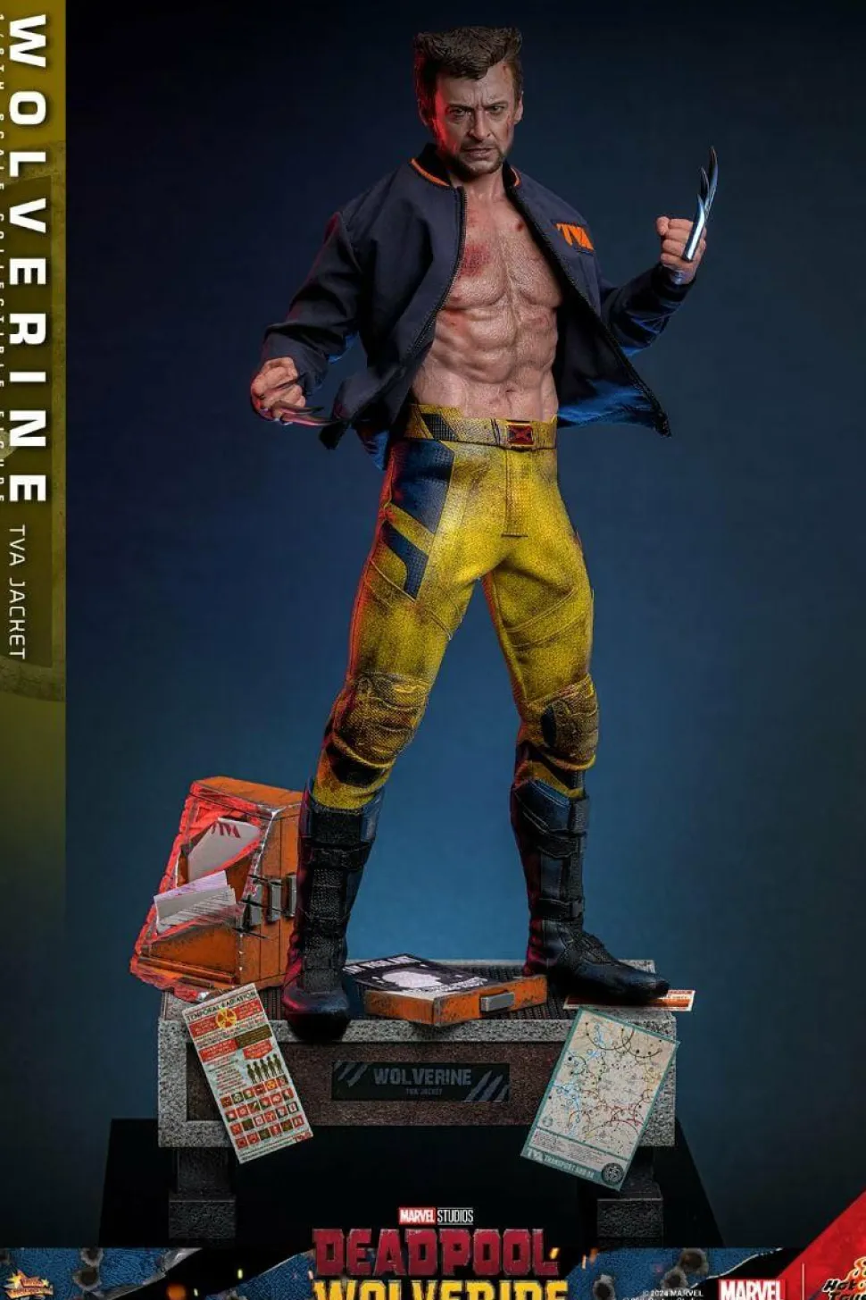 Deadpool & Wolverine (2024) - Wolverine (TVA Jacket Version) 1/6th Scale Hot Toys Action Figure