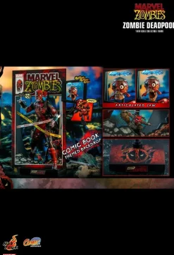 Deadpool - Zombie Deadpool & Armorized Deadpool Armorized Warrior Collection 1/6th Scale Hot Toys Action Figure Bundle (Set of 2)
