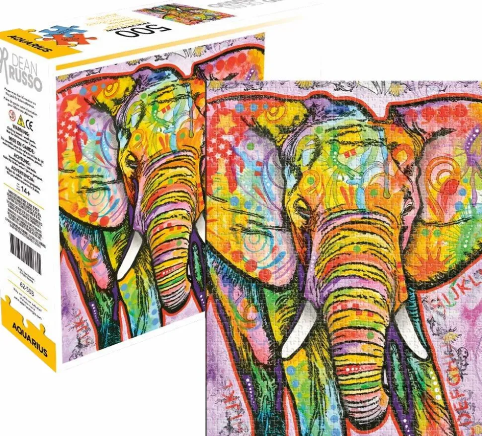 Dean Russo - Elephant 500 Piece Jigsaw Puzzle