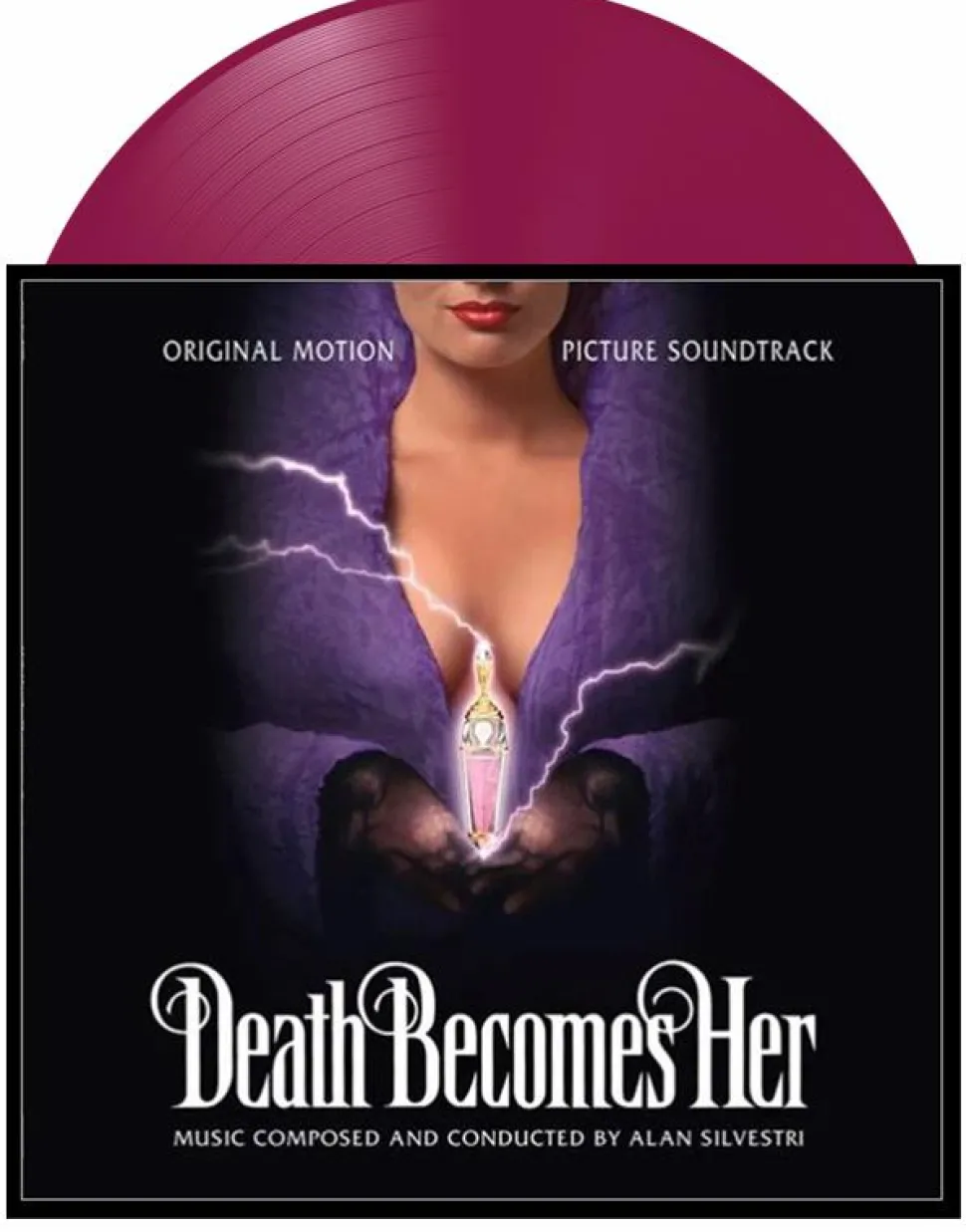 Death Becomes Her (1992) - Original Motion Picture Soundtrack by Alan Silvestri LP Vinyl Record (2023 Record Store Day Black Friday Exclusive Purple Coloured Vinyl)