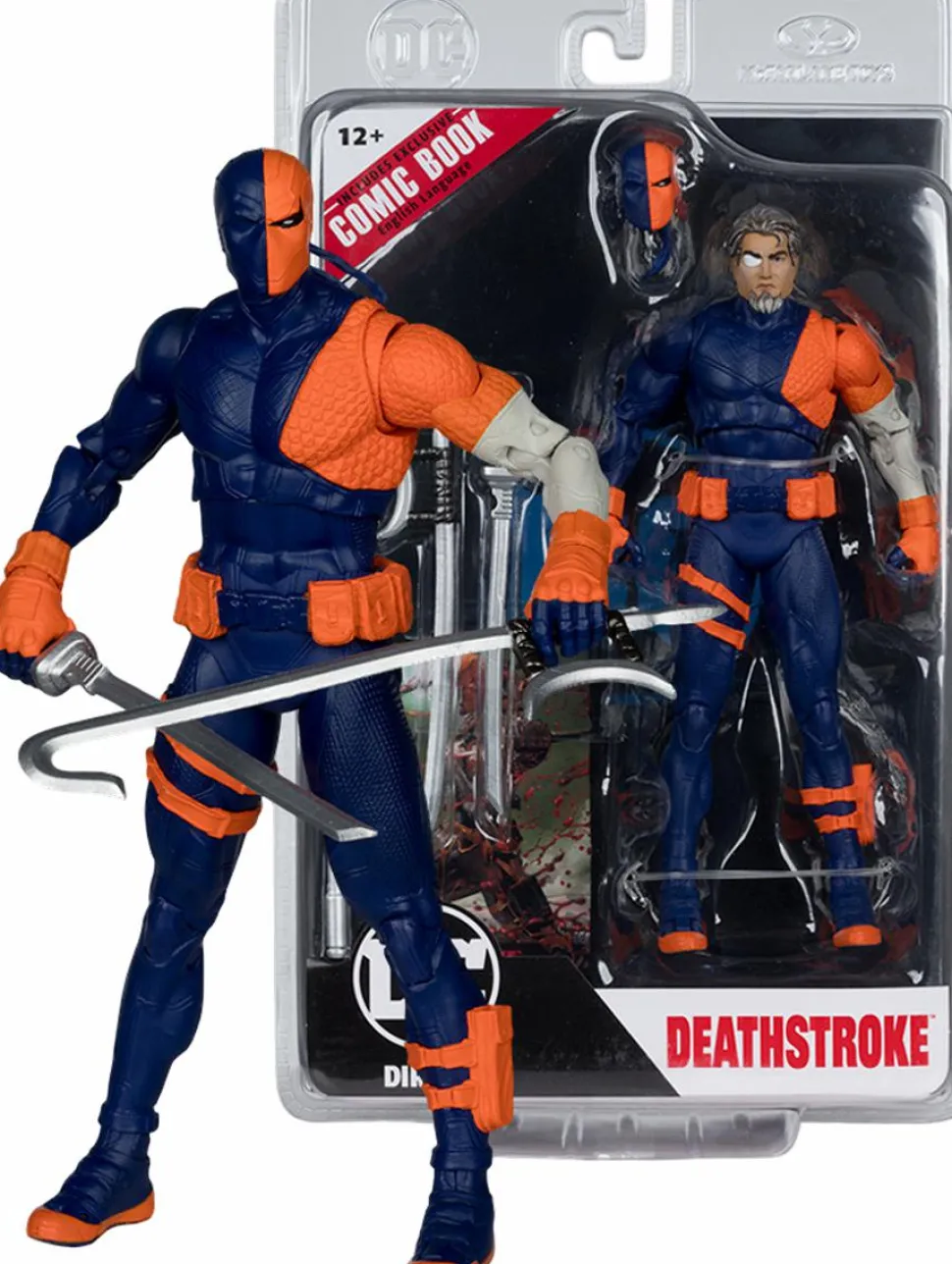 Deathstroke - Deathstroke (DC Rebirth) Page Punchers 7" Scale Action Figure with Comic Book