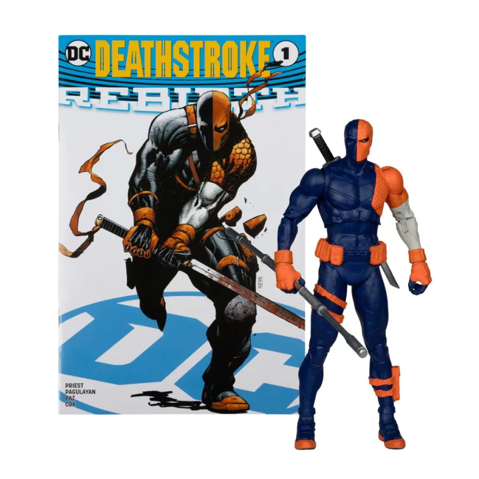 Deathstroke - Deathstroke (DC Rebirth) Page Punchers 7" Scale Action Figure with Comic Book