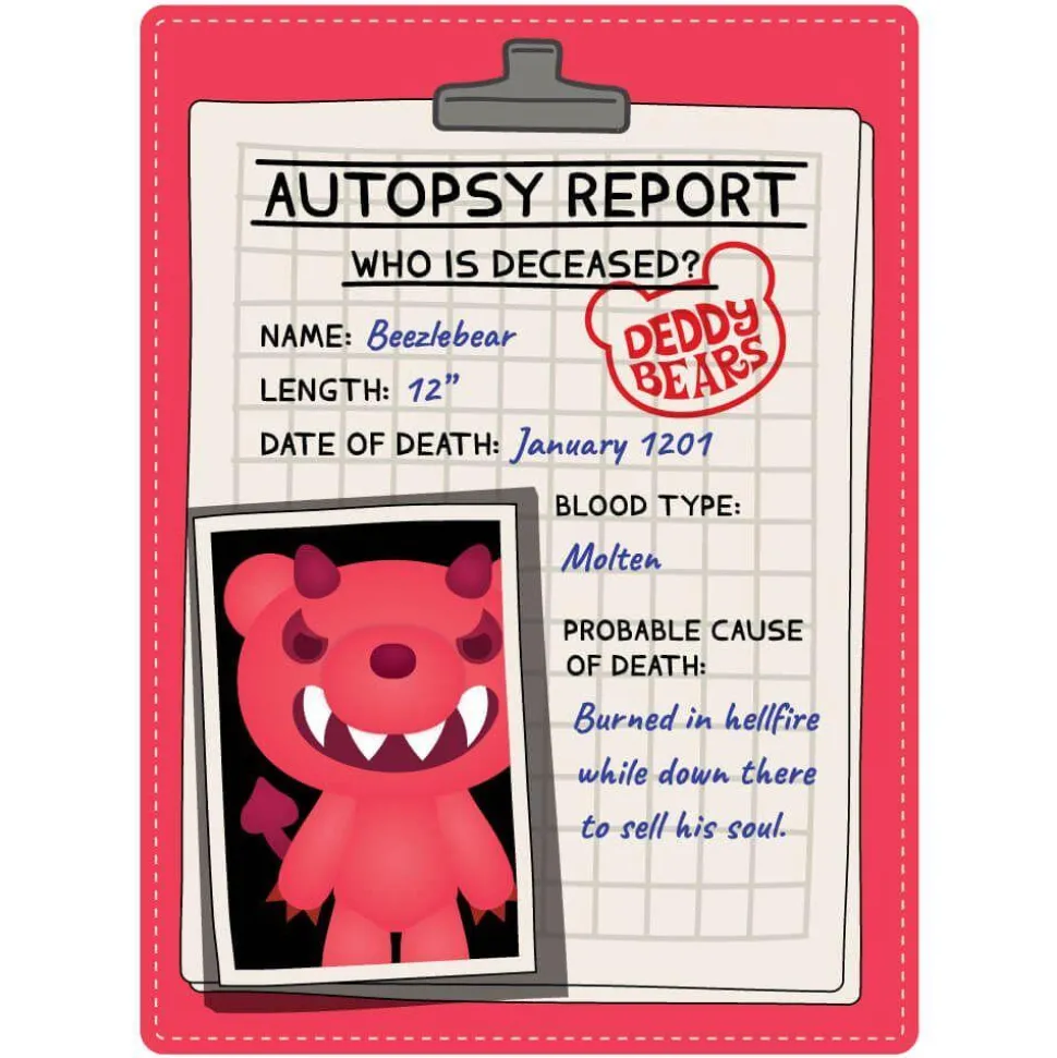 Deddy Bears - Beezlebear in Body Bag 12" Plush (Series 1)
