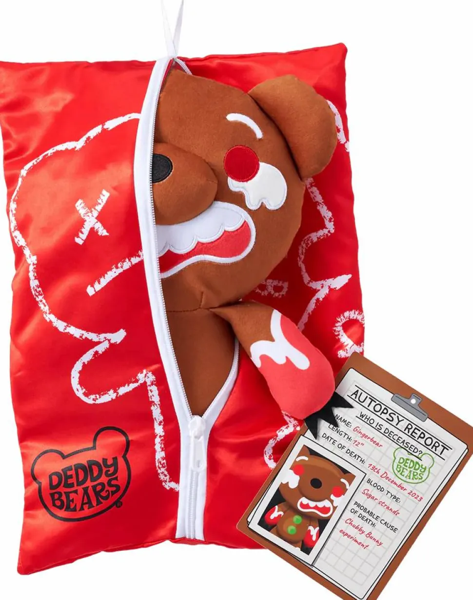 Deddy Bears - Gingerbear in Body Bag Christmas Edition 12" Plush