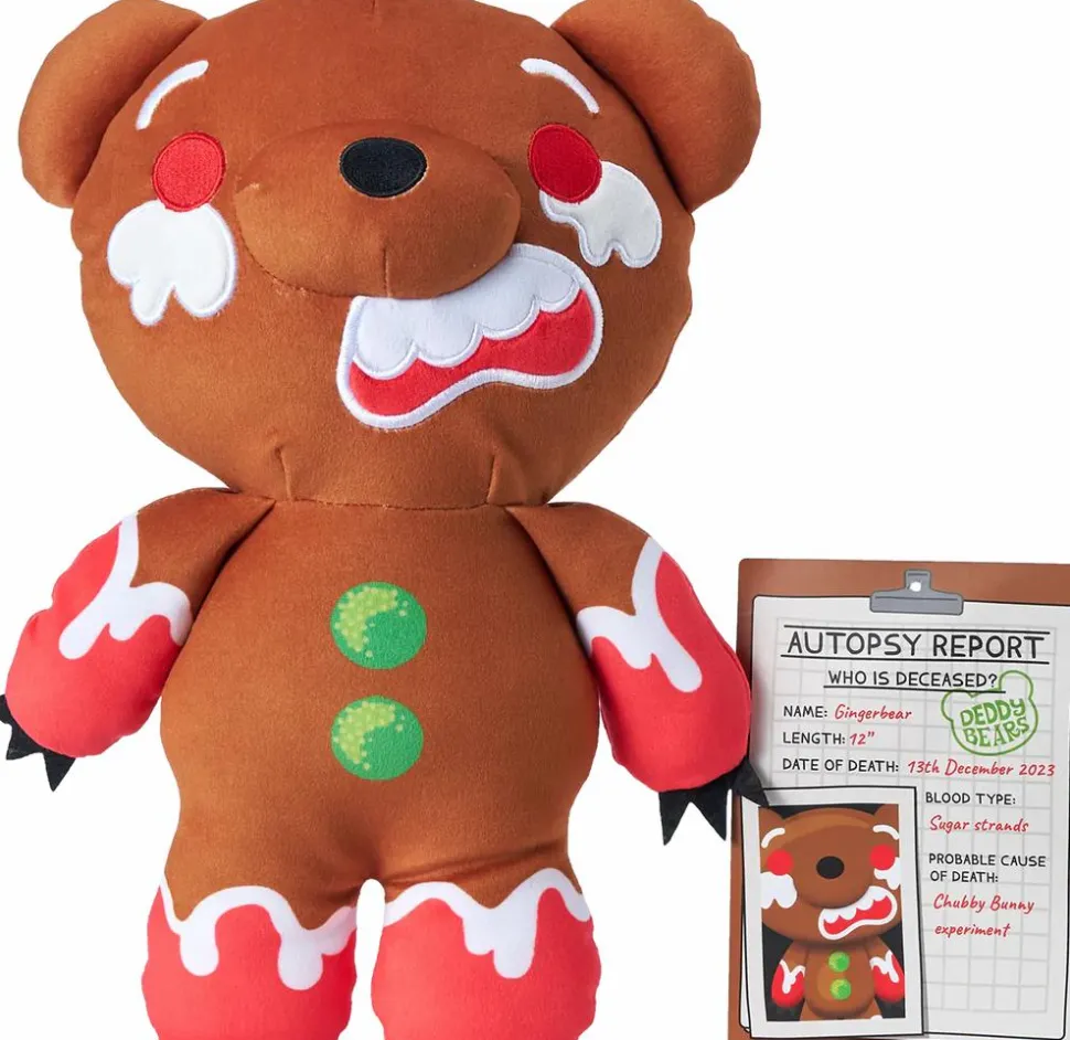 Deddy Bears - Gingerbear in Body Bag Christmas Edition 12" Plush