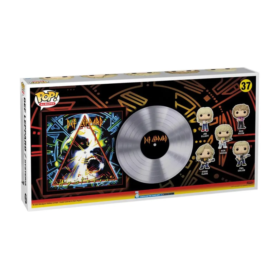 Def Leppard - Hysteria Deluxe Pop! Albums Vinyl Figure 5-Pack