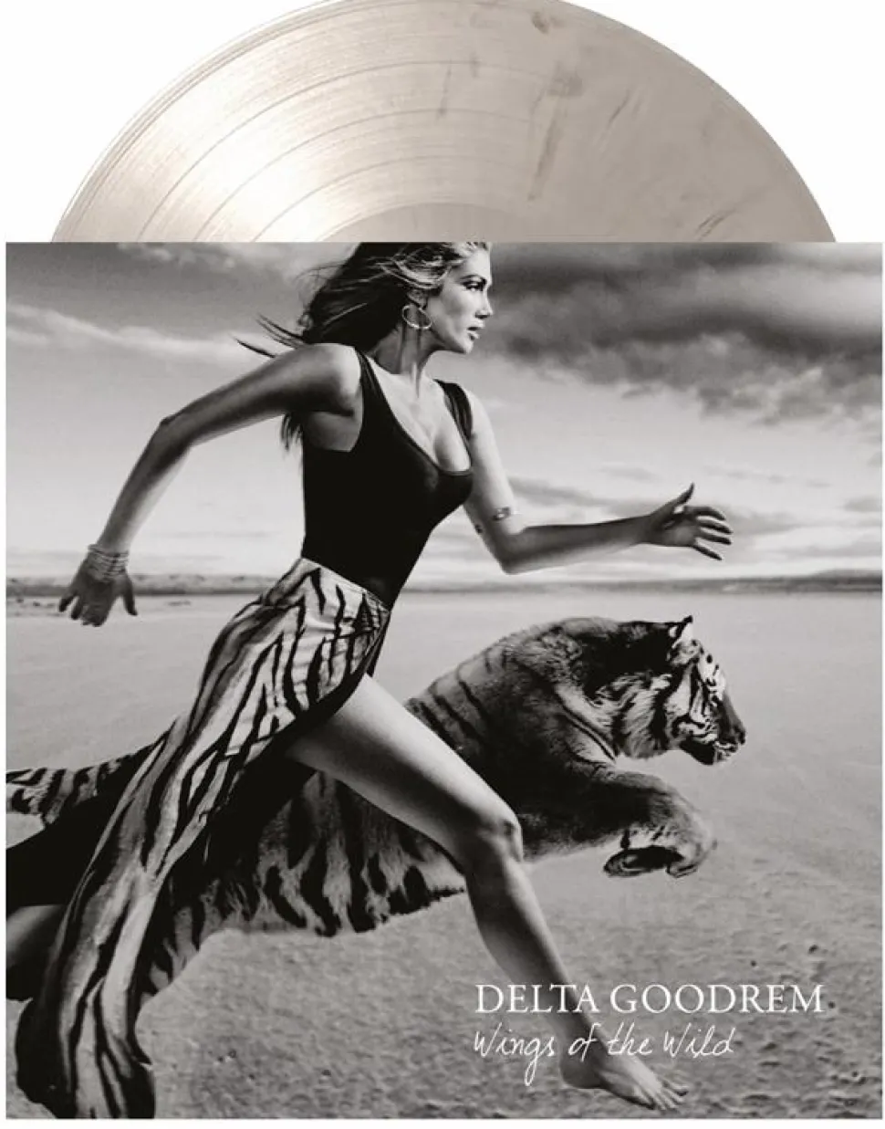 Delta Goodrem - Wings of the Wild LP Vinyl Record (White & Black Marbled Vinyl)