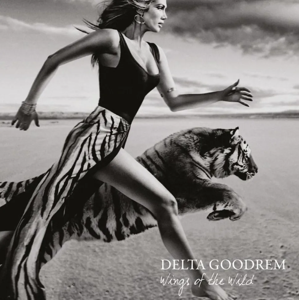 Delta Goodrem - Wings of the Wild LP Vinyl Record (White & Black Marbled Vinyl)