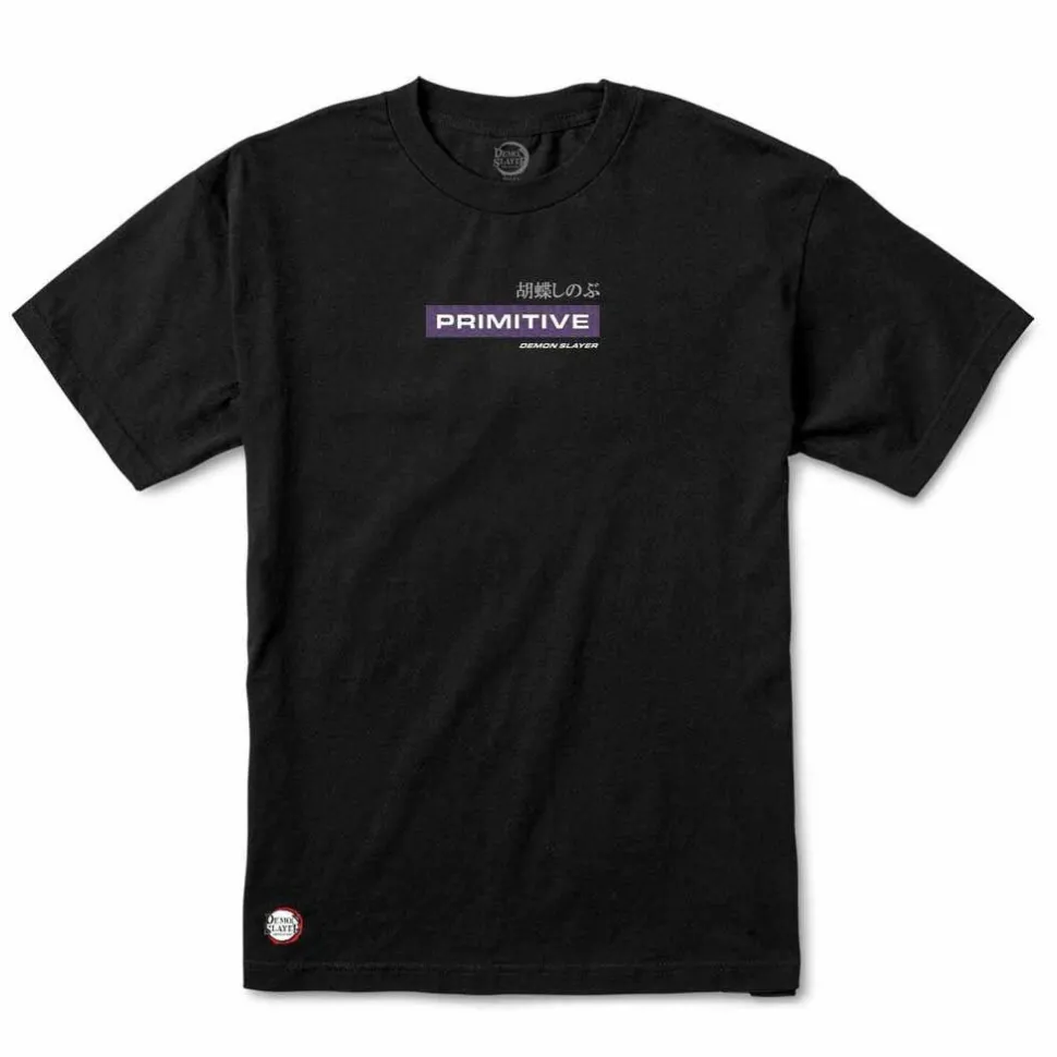 Demon Slayer - Demon Slayer x Primitive Shinobu Kocho Dirty P Black T-Shirt