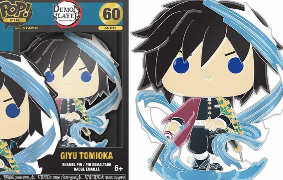 Demon Slayer - Giyu Tomioka 4" Pop! Enamel Pin