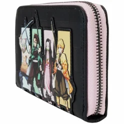 Demon Slayer - Heroes Group 4" Faux Leather Zip-Around Wallet