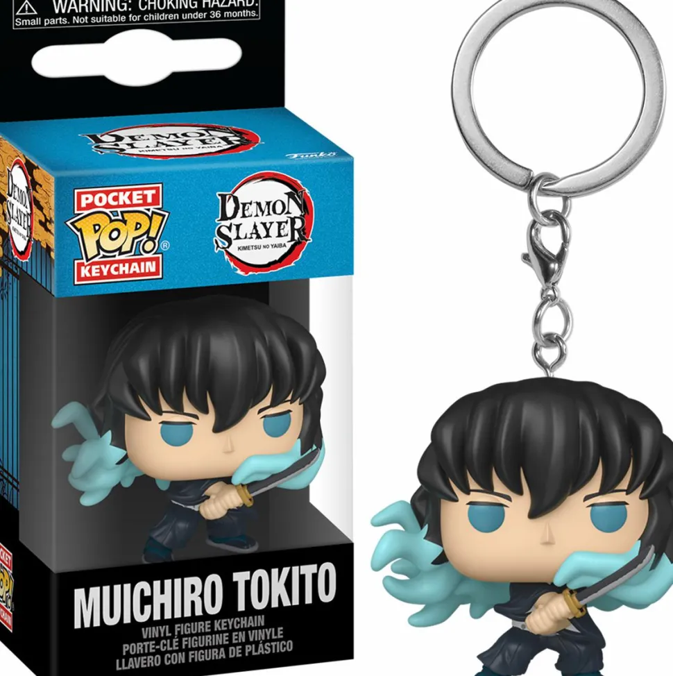 Demon Slayer - Muichiro Tokito (Attack) Pop! Pocket Keychain