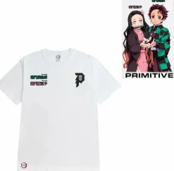 Demon Slayer - Primitive x Demon Slayer Kamado White T-Shirt