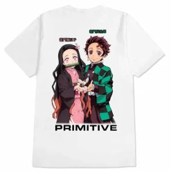 Demon Slayer - Primitive x Demon Slayer Kamado White T-Shirt
