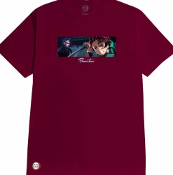 Demon Slayer - Primitive x Demon Slayer Showdown Burgundy T-Shirt