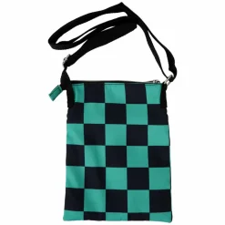 Demon Slayer - Tanjiro Kamado Checkerboard Passport Crossbody Bag