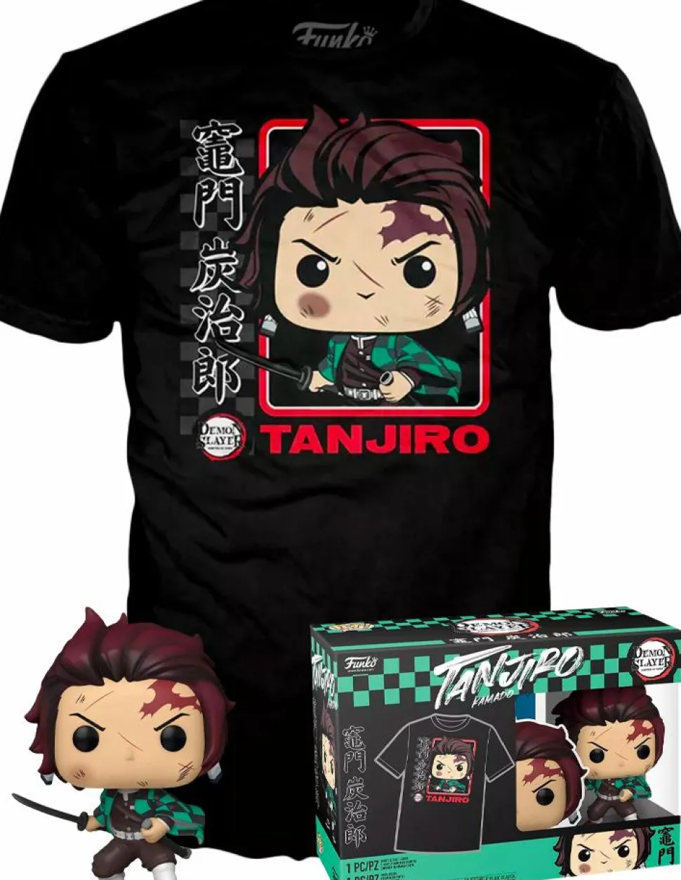 Demon Slayer - Tanjiro Kamado Pop! Vinyl Figure & T-Shirt Box Set