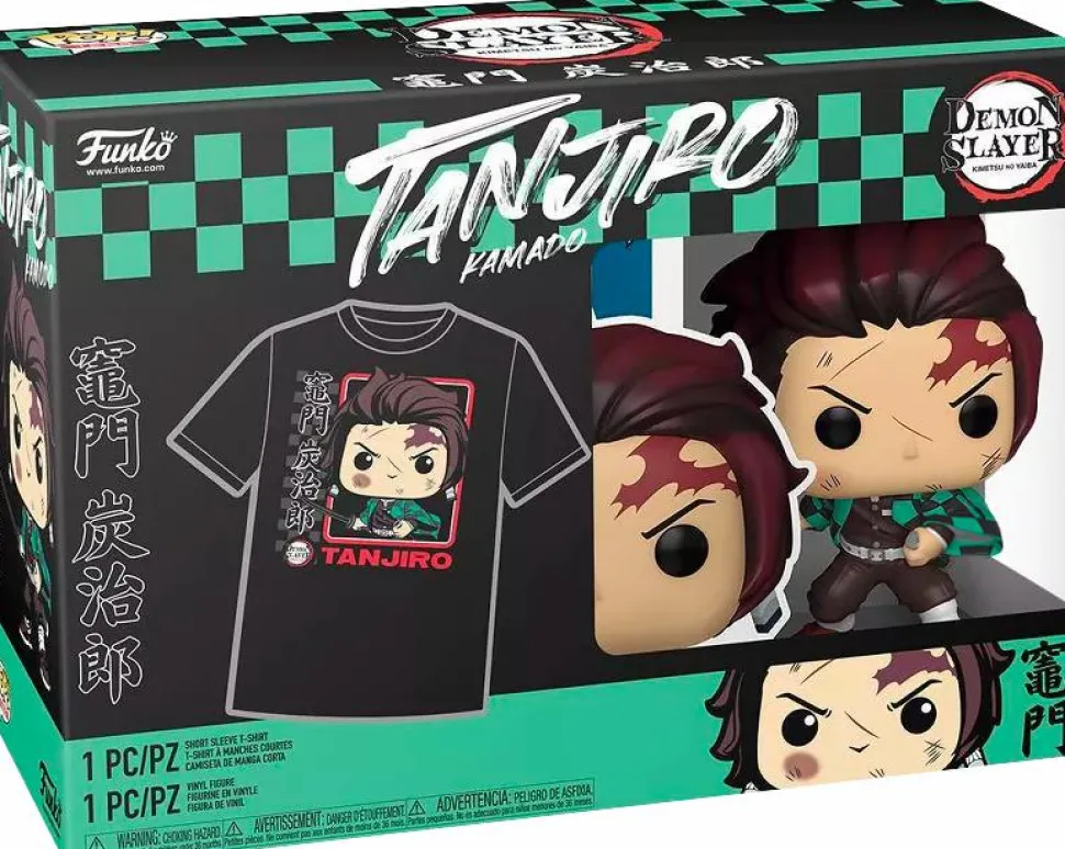 Demon Slayer - Tanjiro Kamado Pop! Vinyl Figure & T-Shirt Box Set