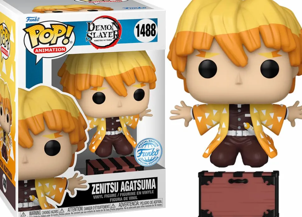 Demon Slayer - Zenitsu Agatsuma with Box Pop! Vinyl Figure