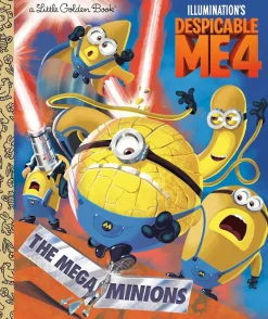 Despicable Me 4 - The Mega Minions Little Golden Book Hardcover Book