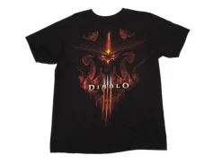 Diablo 3 - Burning Black Male T-Shirt (Regular)