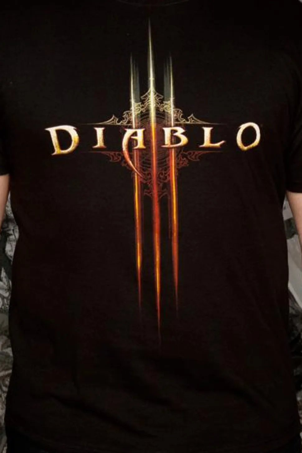 Diablo 3 - Logo Black Male T-Shirt (Regular)