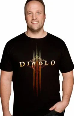 Diablo 3 - Logo Black Male T-Shirt (Regular)