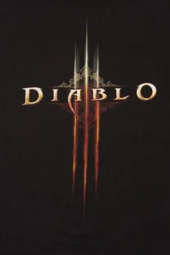 Diablo 3 - Logo Black Male T-Shirt (Regular)