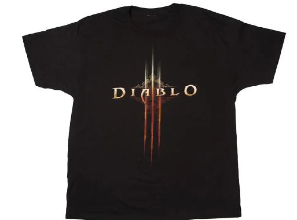 Diablo 3 - Logo Black Male T-Shirt (Regular)