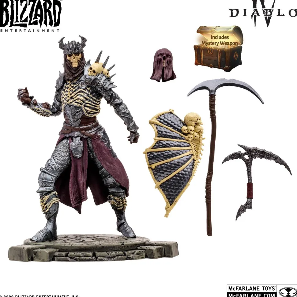 Diablo IV - Bone Spirit Necromancer (Common) 1/12th Scale Posed Figure