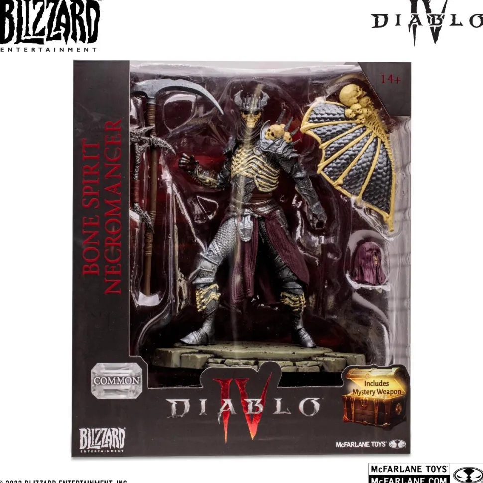 Diablo IV - Bone Spirit Necromancer (Common) 1/12th Scale Posed Figure