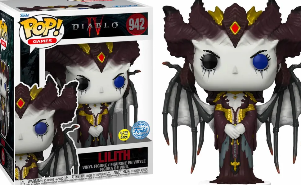 Diablo IV - Lilith Glow-in-the-Dark Super Sized 6" Pop! Vinyl Figure