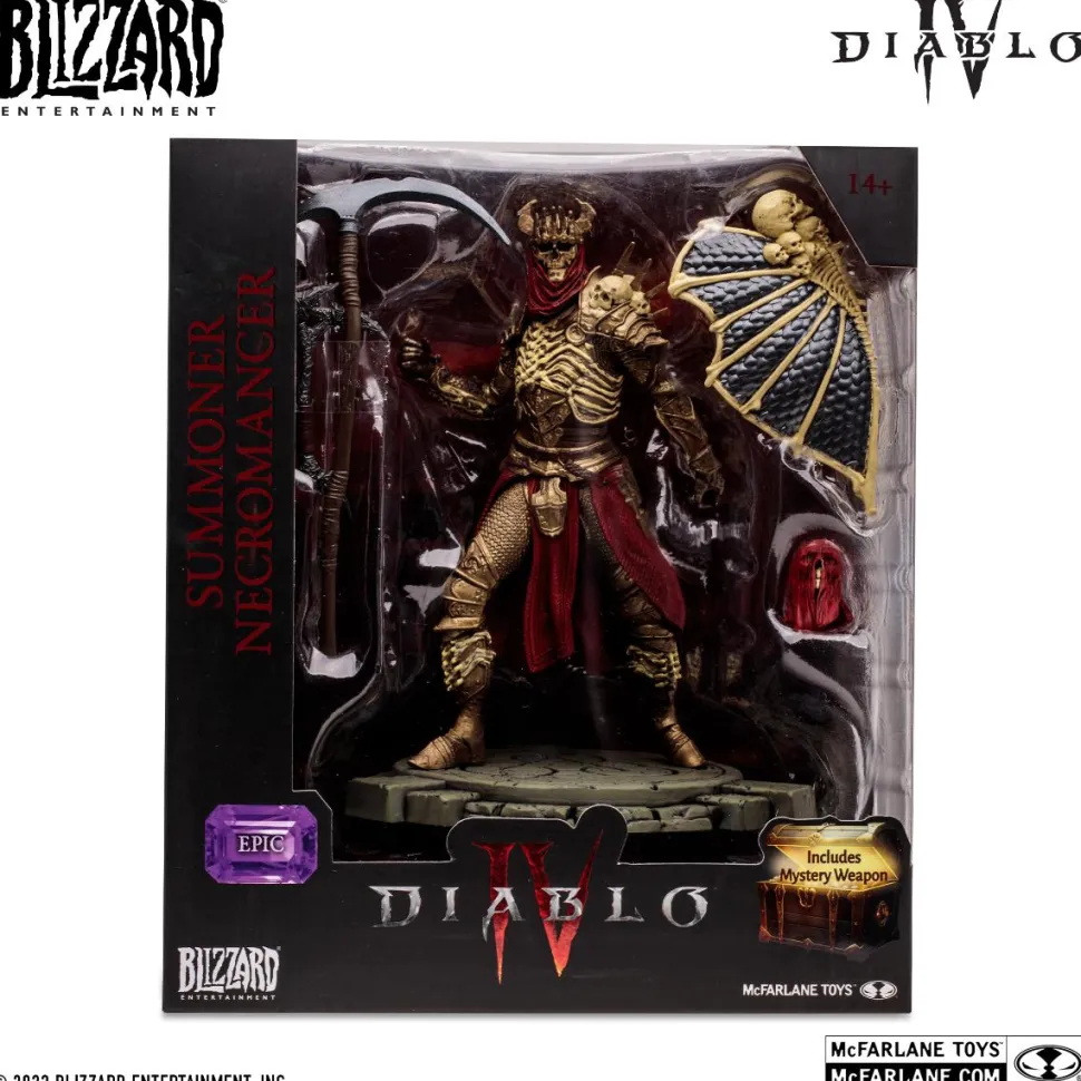 Diablo IV - Summoner Necromancer (Epic) 1/12th Scale Posed Figure