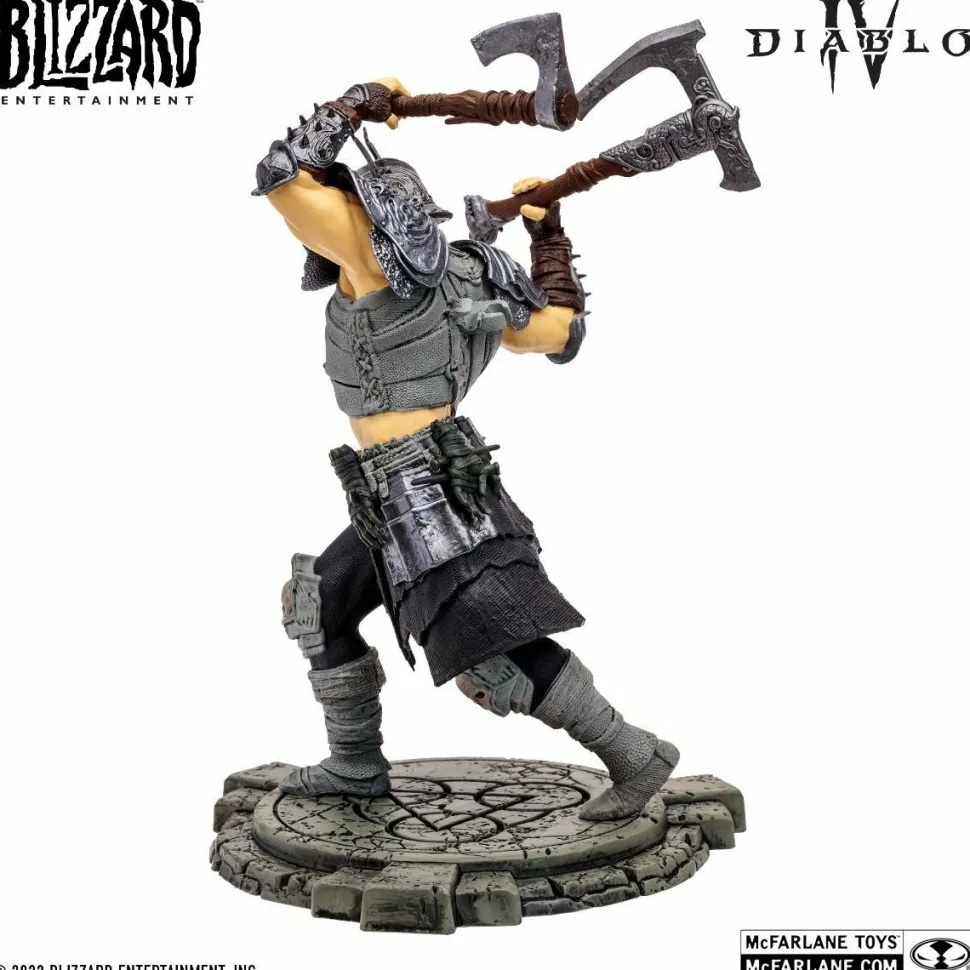Diablo IV - Whirlwind Barbarian (Epic) 1/12th Scale Posed Figure