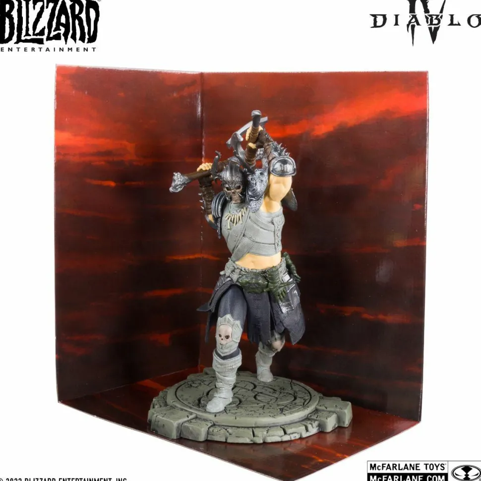 Diablo IV - Whirlwind Barbarian (Epic) 1/12th Scale Posed Figure